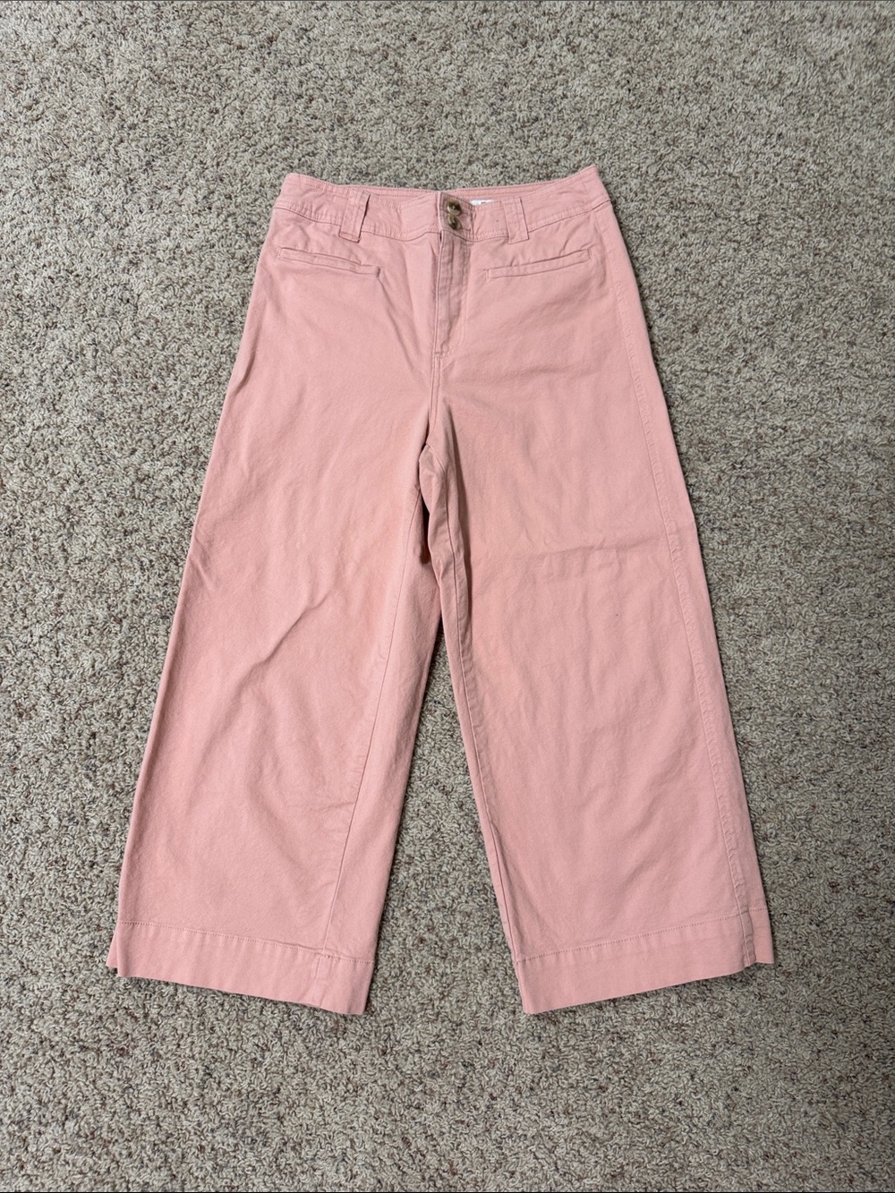 Pink Cropped Pants